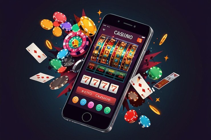 Antarmuka aplikasi mobile amazon4d menampilkan permainan slot dan navigasi menu utama